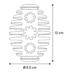 Flamingo Rubber Gladiator Rugby - 12cm -Pet Planet Verkoop rubber gladiator rugby 12cm 4 1