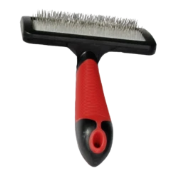 Flamingo Slickerborstel Zacht Met Handvat - L - Hondenborstel