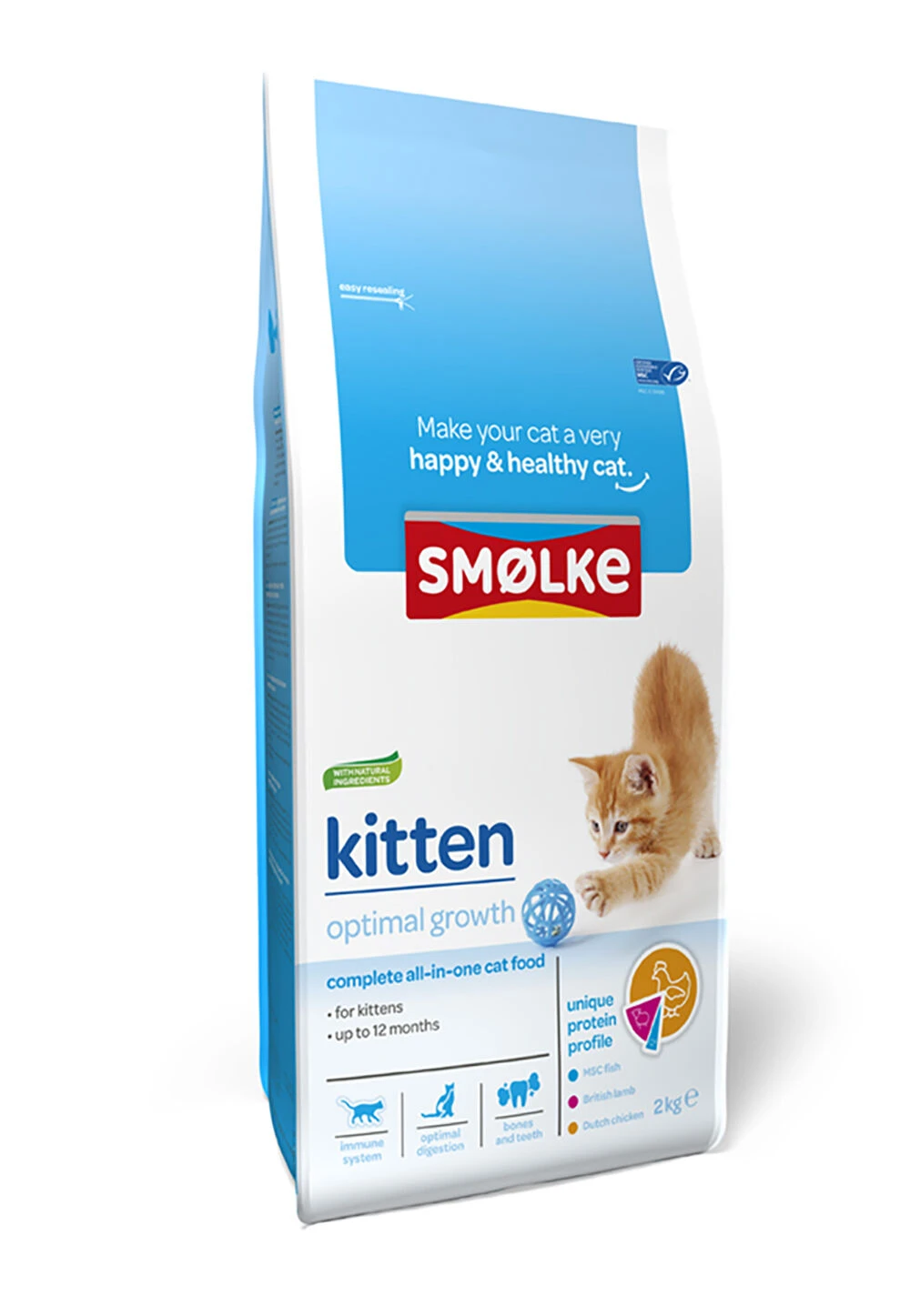 Smu00f8lke Kitten - Kattenvoer - 2kg 3 Smu00f8lke Kitten - Kattenvoer - 2kg