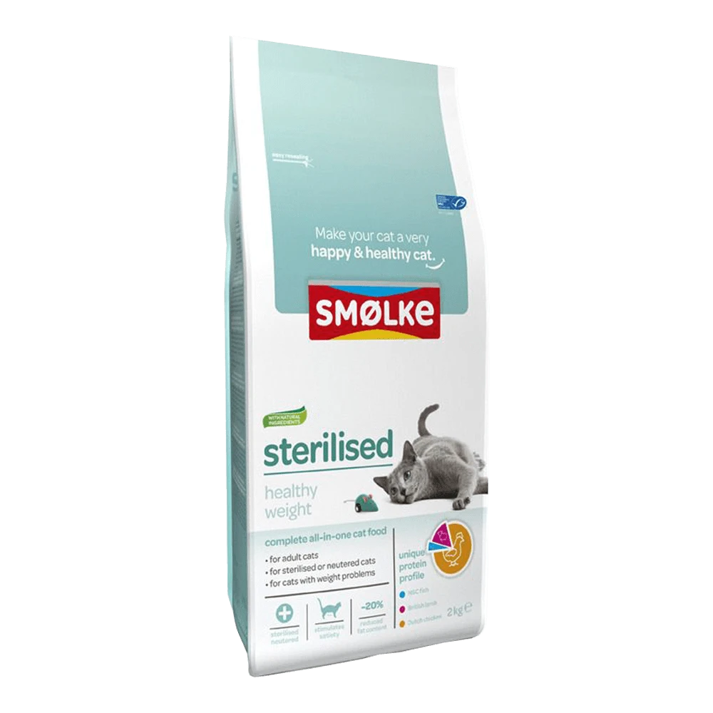 Smu00f8lke Sterilised Weight Control - Kip, Lam & Vis - Kattenvoer - 2kg 3 Smu00f8lke Sterilised Weight Control - Kip, Lam & Vis - Kattenvoer - 2kg