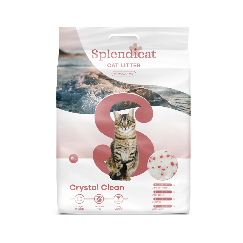Splendicat Crystal Clean - Kattenbakvulling - 15L 3 Splendicat Crystal Clean - Kattenbakvulling - 15L