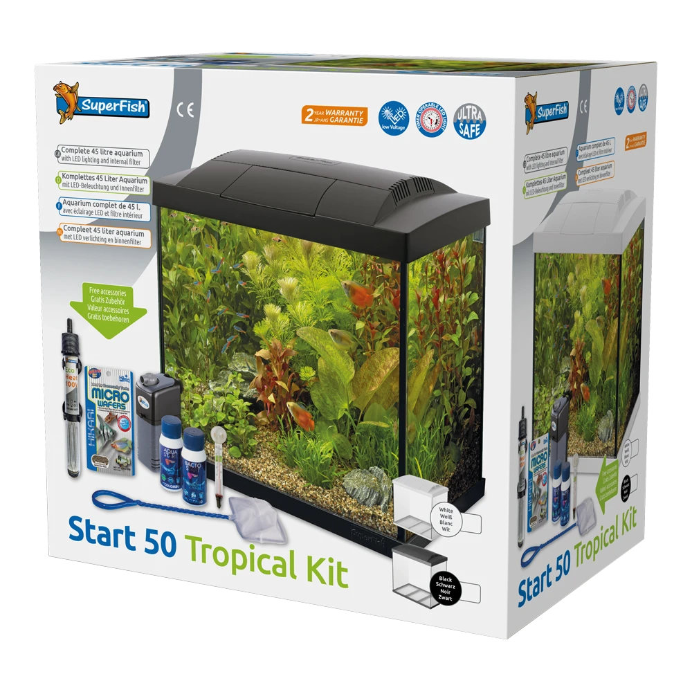 Superfish Aquarium Start 50 Goldfish Kit - Zwart 4 Superfish Aquarium Start 50 Goldfish Kit - Zwart - Afbeelding 2