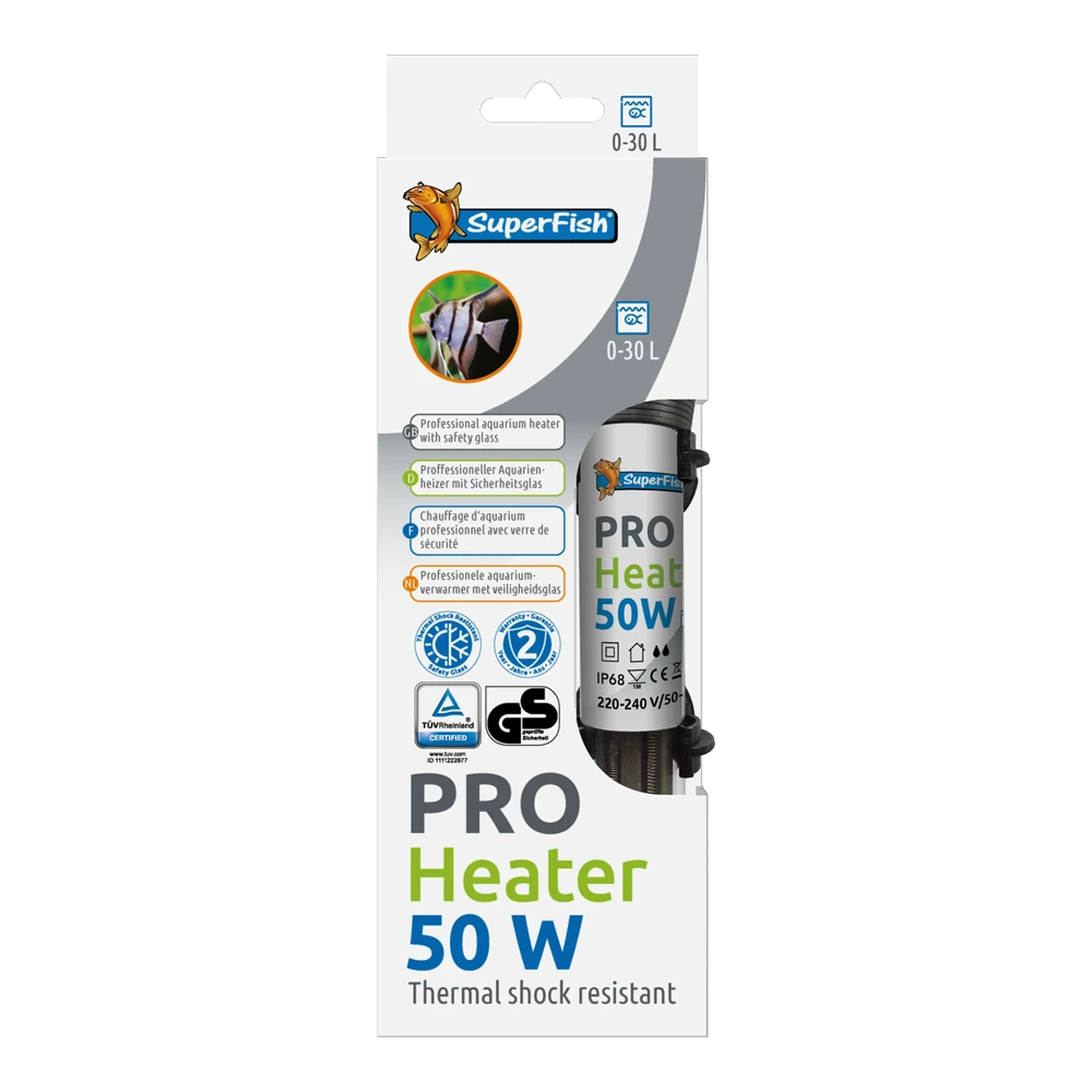 Superfish Pro Heater 50W - 0-30L - 17cm - Aquariumverwarming 3 Superfish Pro Heater 50W - 0-30L - 17cm - Aquariumverwarming