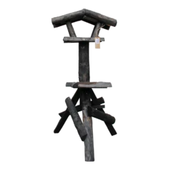 Vogelhuis Leeuwerik - Leislag Grijs - Zwart - 120x50x30cm