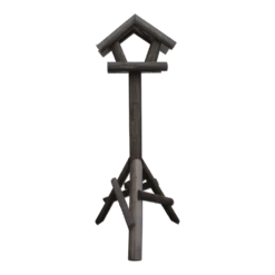 Vogelhuis Veldleeuwerik - Leislag Grijs - Zwart - 120x40x25cm