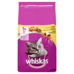 Whiskas 1+ Adult Droge Brokjes - Kip - Kattenvoer - 3,8kg