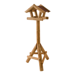 Wildlife Vogelhuisje Gazebo Met Rood Leislag Dakje - 27x27x114cm